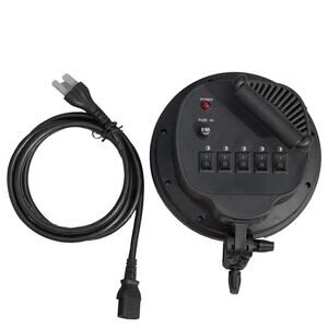 New Open Box 5-Socket Studio Photo Light Lamp Head Adapter w/ Power Cord & Bulbs